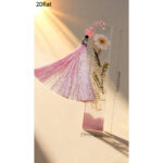 Handmade Acrylic Bookmark with Arabic Calligraphy & Tassel - Image 2