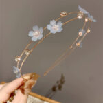 Set of 2 Minimalist Floral Hairbands - Image 4