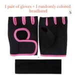 Half-Finger Fitness Gloves with Free Headband - Image 8