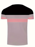 Men's Striped Polo Shirt – Breathable Short Sleeve Casual - Image 8