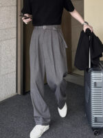 Men's Premium Ice Silk Draped Suit Pants