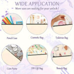 Golden Palette 2D Print Makeup Bag - Image 4