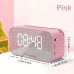 4-in-1 Mini Alarm Clock Speaker - Image 6