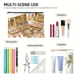 Golden Palette 2D Print Makeup Bag - Image 3