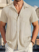 Men's Premium Classic Short Sleeve Casual Shirt