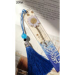 1pc Handmade Acrylic Bookmark | Arabic Calligraphy Art + Colorful Tassel, Exquisite Craftsmanship - Ideal Gift Choice for Graduation/Book Lovers | "Arabic Script+Colorful Fringe Elegant Workmanship Student Teacher Reader Present Perfect for