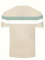 Men's Striped Polo Shirt – Breathable Short Sleeve Casual - Image 9