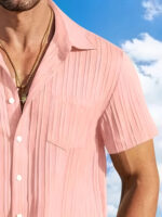 Men's Premium Classic Short Sleeve Casual Shirt - Image 10