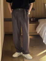 Men's Premium Ice Silk Draped Suit Pants - Image 4