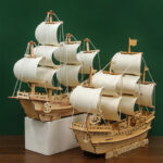 Handcrafted 3D Wooden Ship Puzzle – DIY Art & Craft Kit - Image 4