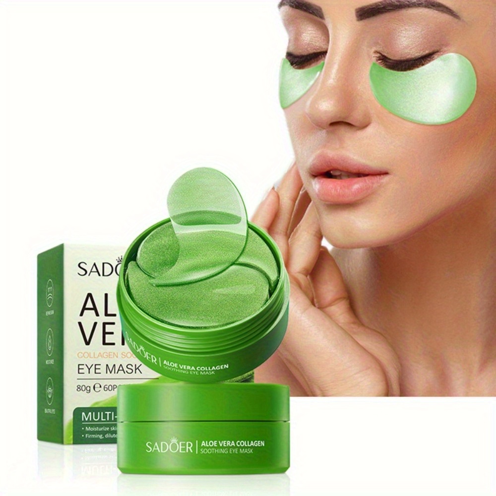 Aloe & Collagen Crystal Eye Mask - Hypoallergenic, Firming Moisturizing Care for All Skin Types - Image 2