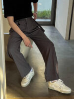 Men's Premium Ice Silk Draped Suit Pants - Image 6