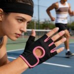 Half-Finger Fitness Gloves with Free Headband - Image 2