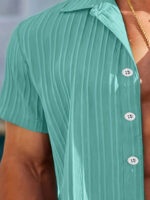 Men's Premium Classic Short Sleeve Casual Shirt - Image 7