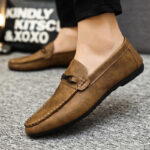 Men's Korean-Style Breathable Slip-On Driving Shoes - Image 6