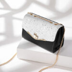 Chic Lattice Mini Crossbody Bag with Chain Strap - Image 6