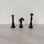 3pcs Luxury Golden & Black Chess Set - Image 11
