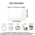 Golden Palette 2D Print Makeup Bag - Image 5