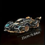 Limited Edition Black & Gold Supercar – DIY Mechanical Building Set - Image 7