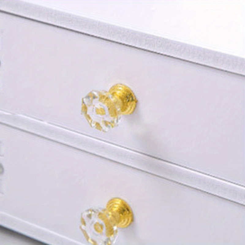 Luxurious White Wooden Makeup Organizer, Large Capacity with Multiple Drawers, Dustproof Cover & Mirror, Perfect for Vanity Essentials Jewelry and Cosmetics Storage, Makeup Brush Holder, 1 pc White - Image 4