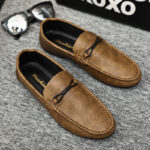 Men's Korean-Style Breathable Slip-On Driving Shoes - Image 4