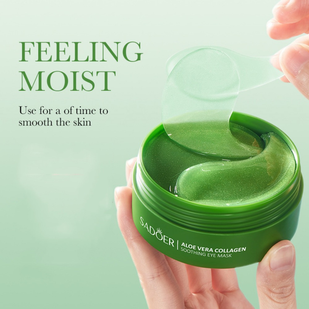 Aloe & Collagen Crystal Eye Mask - Hypoallergenic, Firming Moisturizing Care for All Skin Types - Image 7