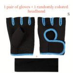 Half-Finger Fitness Gloves with Free Headband - Image 9