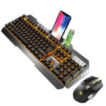 Xinmeng 670 Wireless Charging Keyboard and Mouse Set – RGB Luminous Gaming Combo | Sufiyana Store