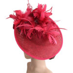 Horse Racing Festival Top Hat Hair Accessory – Aristocratic Ladies Feather Fascinator Hairpin | Sufiyana Store - Image 4