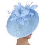 Horse Racing Festival Top Hat Hair Accessory – Aristocratic Ladies Feather Fascinator Hairpin | Sufiyana Store - Image 2