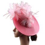 Horse Racing Festival Top Hat Hair Accessory – Aristocratic Ladies Feather Fascinator Hairpin | Sufiyana Store - Image 5