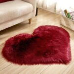 Plush Heart Shaped Carpet Non-Slip Mat Fluffy Rug Floor Mat Blanket Sofa Cushion Foot Pad Carpets For Living Room Home Decor - Image 2