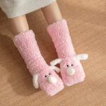 Cute Cartoon Dog Floor Socks – Winter Warm Non-Slip Plush Socks for Women | Sufiyana Store - Image 5