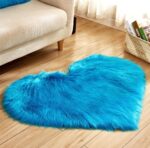 Plush Heart Shaped Carpet Non-Slip Mat Fluffy Rug Floor Mat Blanket Sofa Cushion Foot Pad Carpets For Living Room Home Decor - Image 3