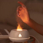 Flame Humidifier Aromatherapy Diffuser – 130ML USB Essential Oil Diffuser - Image 9