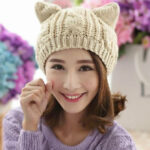 Handmade 3D Cute Knitted Cat Ear Beanie – Winter Warm Crochet Animal Hat for Women & Men | Sufiyana Store - Image 5