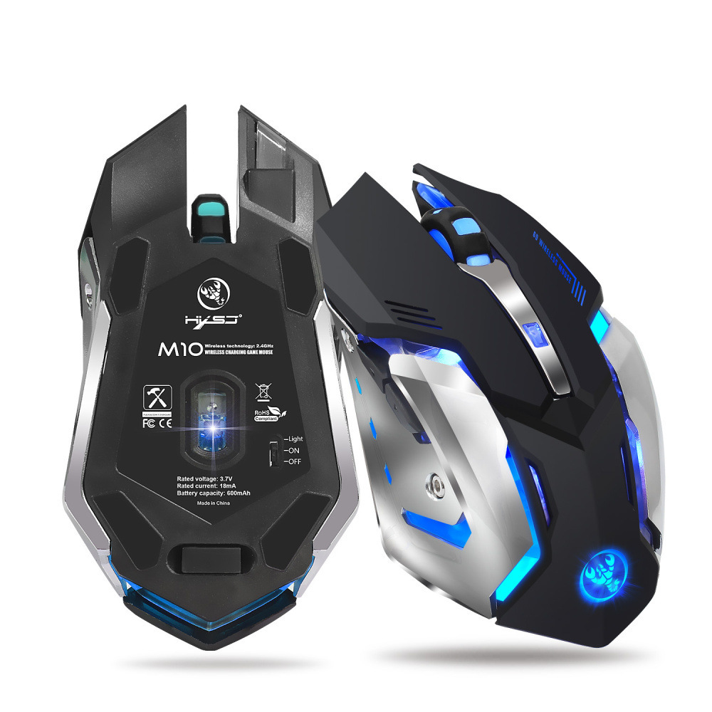 5055566246647.jpg HXSJ new wireless mouse 2.4GPI gaming mouse glowing mouse - Image 1