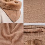 Winter Thick Plush Hat with Scarf – Windproof Warm Knit Hooded Hat for Women | Sufiyana Store - Image 10