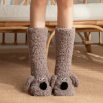 Cute Cartoon Dog Floor Socks – Winter Warm Non-Slip Plush Socks for Women | Sufiyana Store - Image 4