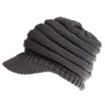 Women’s Ponytail Beanie Tail Hat – Winter Warm Non-Slip Knit Messy Bun Visor Cap for Women | Sufiyana Store - Image 8