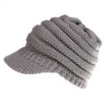 Women’s Ponytail Beanie Tail Hat – Winter Warm Non-Slip Knit Messy Bun Visor Cap for Women | Sufiyana Store - Image 6