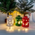 Christmas Candle Lights LED Lanterns – Nordic Style Electronic Flickering Candles Holiday Decoration | Sufiyana Store