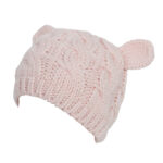 Handmade 3D Cute Knitted Cat Ear Beanie – Winter Warm Crochet Animal Hat for Women & Men | Sufiyana Store - Image 3