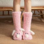 Cute Cartoon Dog Floor Socks – Winter Warm Non-Slip Plush Socks for Women | Sufiyana Store - Image 3