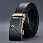 Calvin Premium: Automatic Black Embossed Belt - Image 2