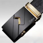 Calvin Premium: Automatic Black Embossed Belt - Image 4
